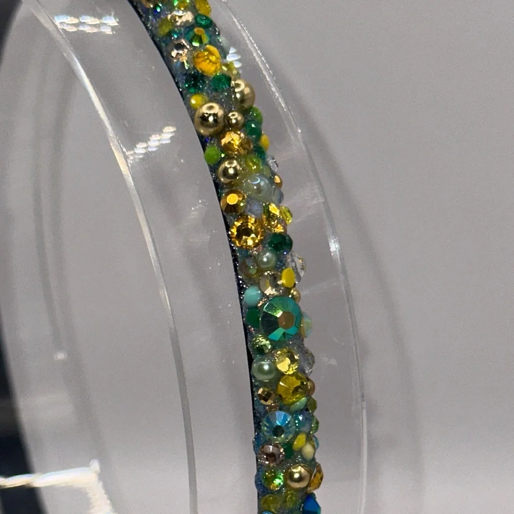 Princess Tiana Inspired Rhinestone Tiara Wand and Headband